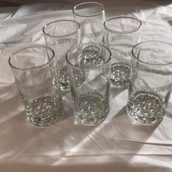 Libbey Glass Benchmark Seagram’s Etched 80s Six Hi Ball Whiskey Cocktail 9oz Vtg - Picture 5 of 6